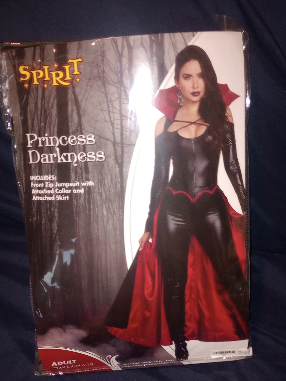 Spirit Princess Darkness Black and Red Jumpsuit Costume